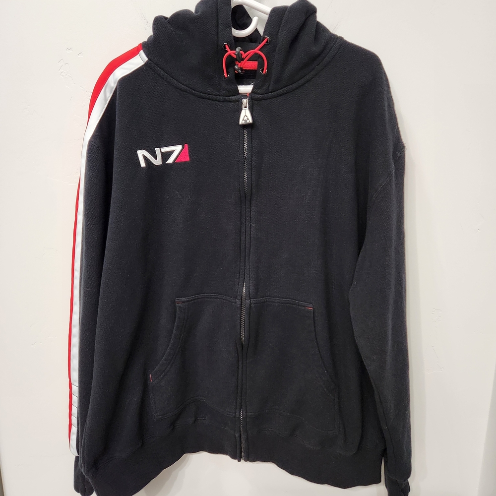 Bioware Mass Effect Men's N7 Embroidered Hoodie XL